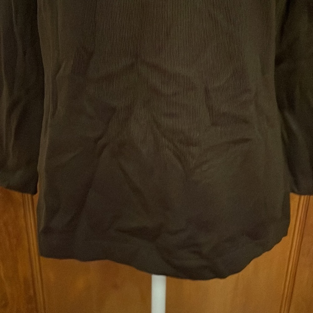 Saks Fifth Avenue The Works Brown Knit Long-Sleeve - Picture 3 of 9